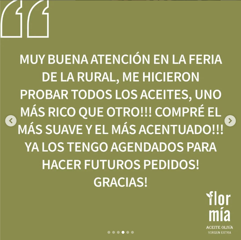 reseñas aceite flor mia